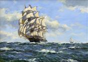 The Clipper Leander in Full Sail, Henry Scott
