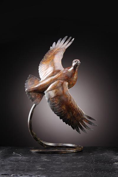 Ian Greensitt | Single Flying partridge