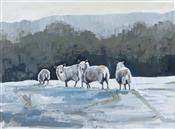 Sheep in Snow, Barbara Goolden
