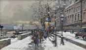 'Quai d'Orsay, Paris, Eugene Galien Laloue