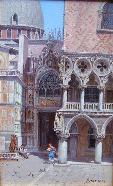 Antonietta Brandeis | Entrance to Doges Palace, Venice