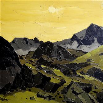 Sir Kyffin Williams | Sun Above Nant Peris
