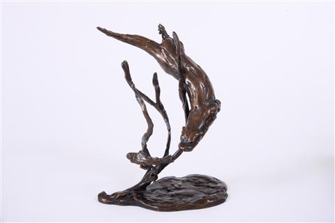 Lucy Kinsella | Otter Chasing Trout