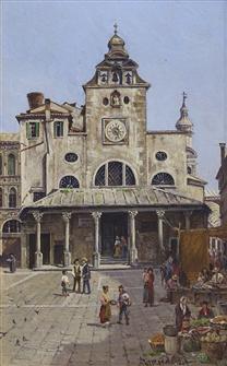 Antonietta Brandeis | The Rialto Market, Venice