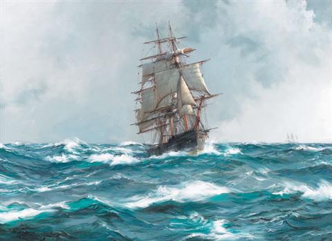 Montague Dawson | Red Jacket