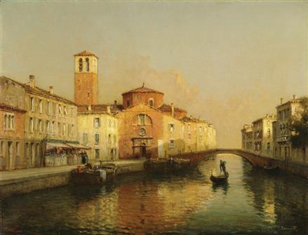 Antoine Bouvard Snr | Gondolier Venice