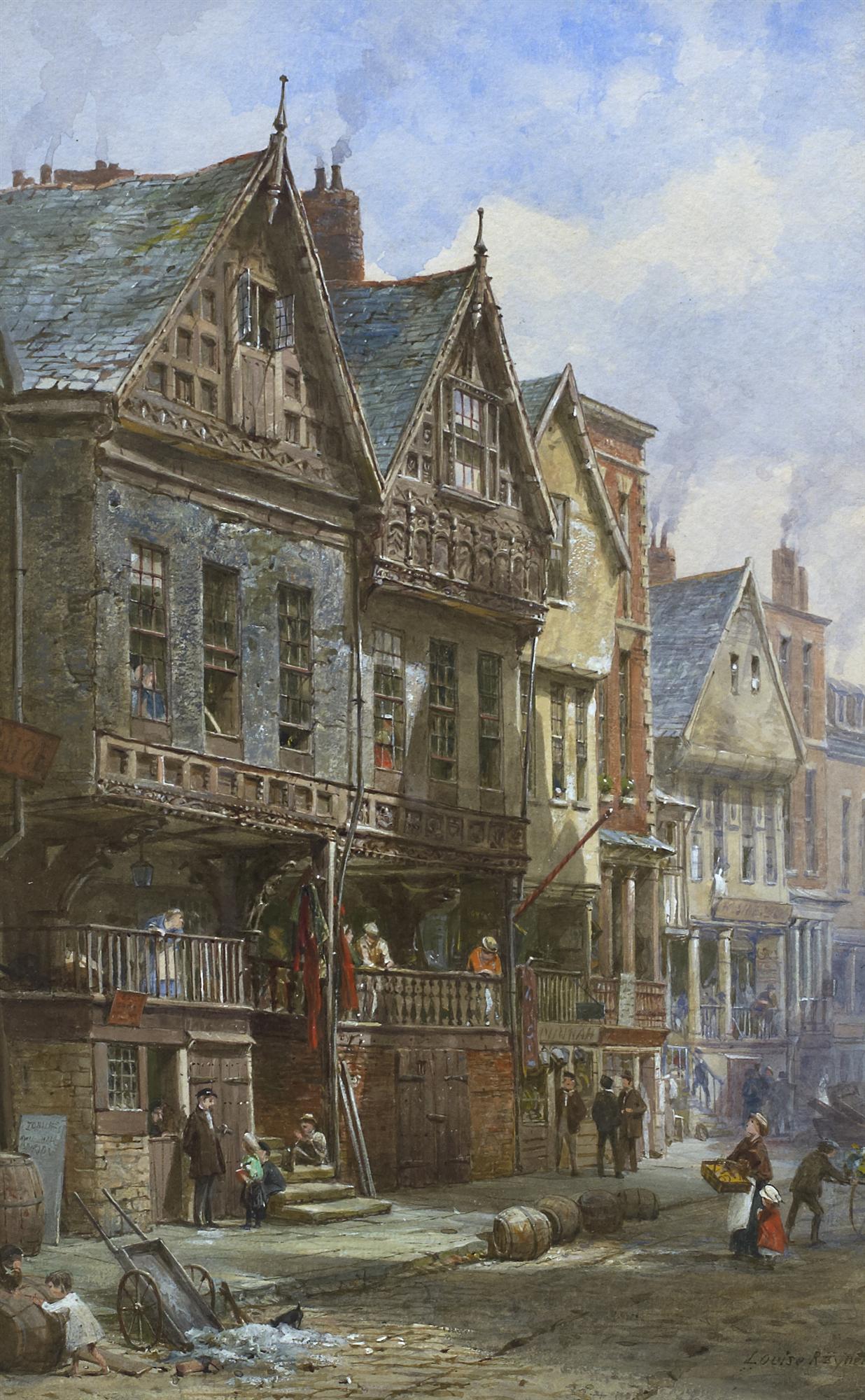Louise Rayner | Watergate Street, Chester