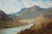 Glen Sheil (Part of pair with The Eagle Rock, Loch Lomond), Alfred de Breanski Snr