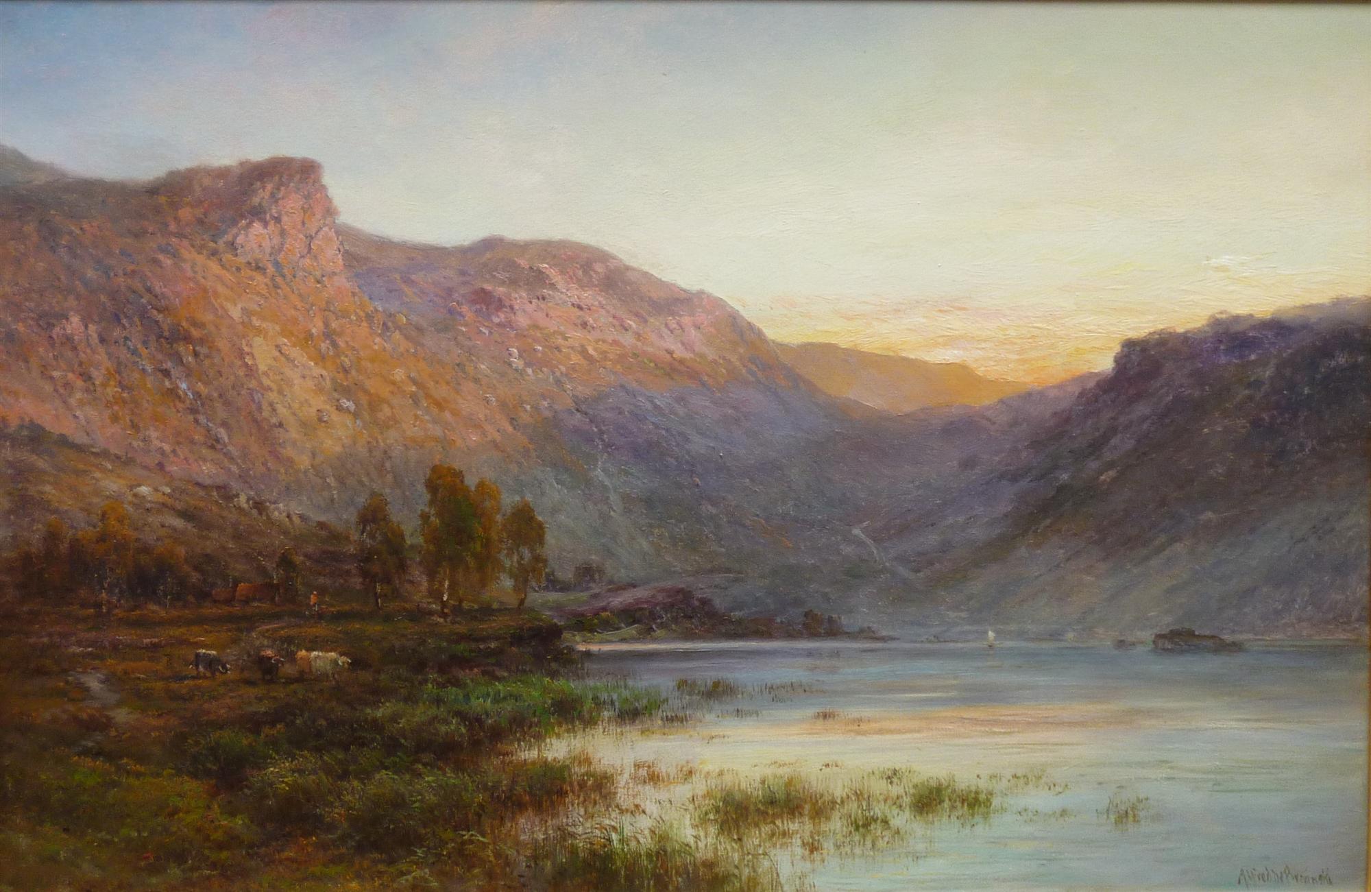 Alfred de Breanski Snr | The Eagle Rock, Loch Lomond (Part of pair with 