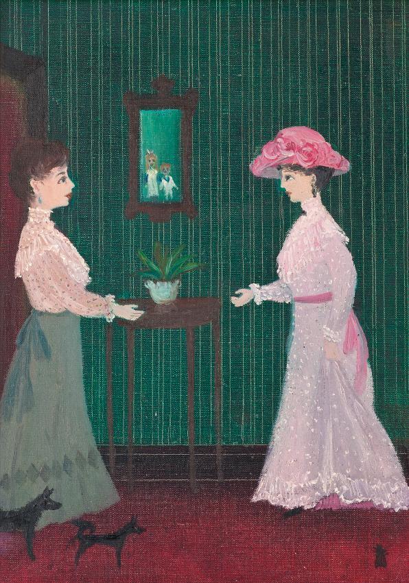 Helen Bradley | We Have a Caller said Mother (Pair with 