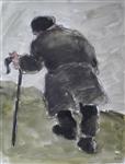 Farmer with Stick, Sir Kyffin Williams