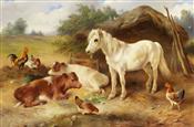 Corner of the Farmyard, Walter Hunt