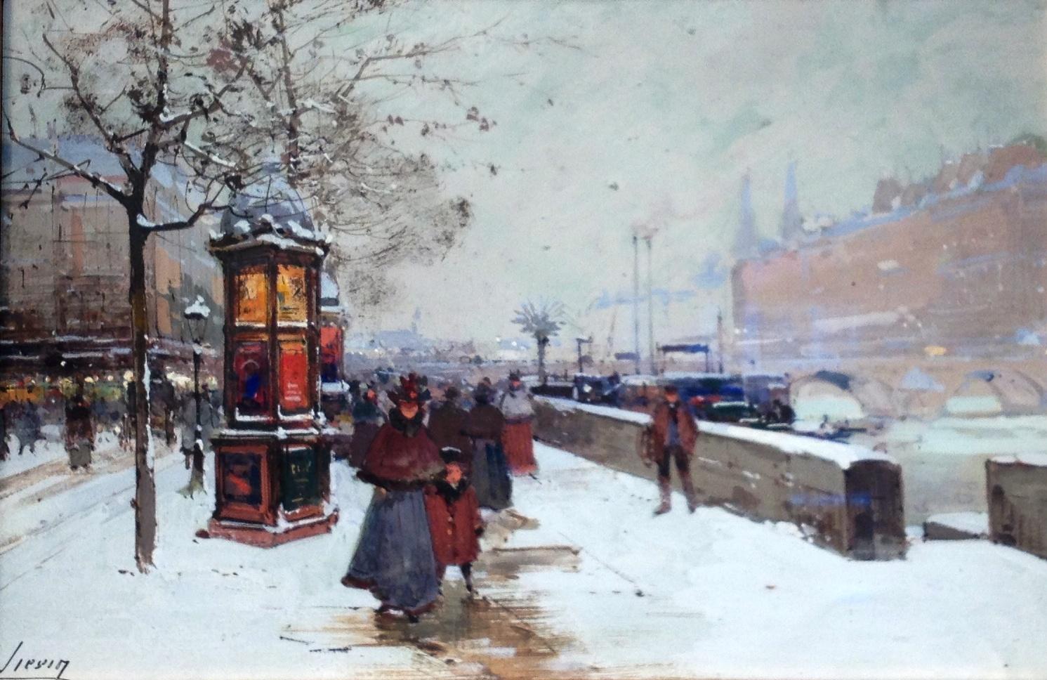 Eugene Galien Laloue | Quai de la Megisserie