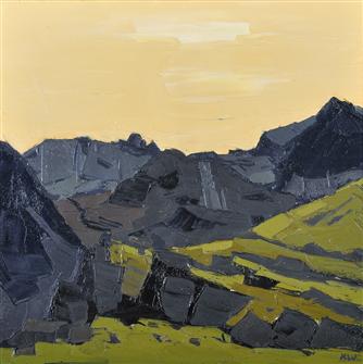 Sir Kyffin Williams | Sun over Nant Peris