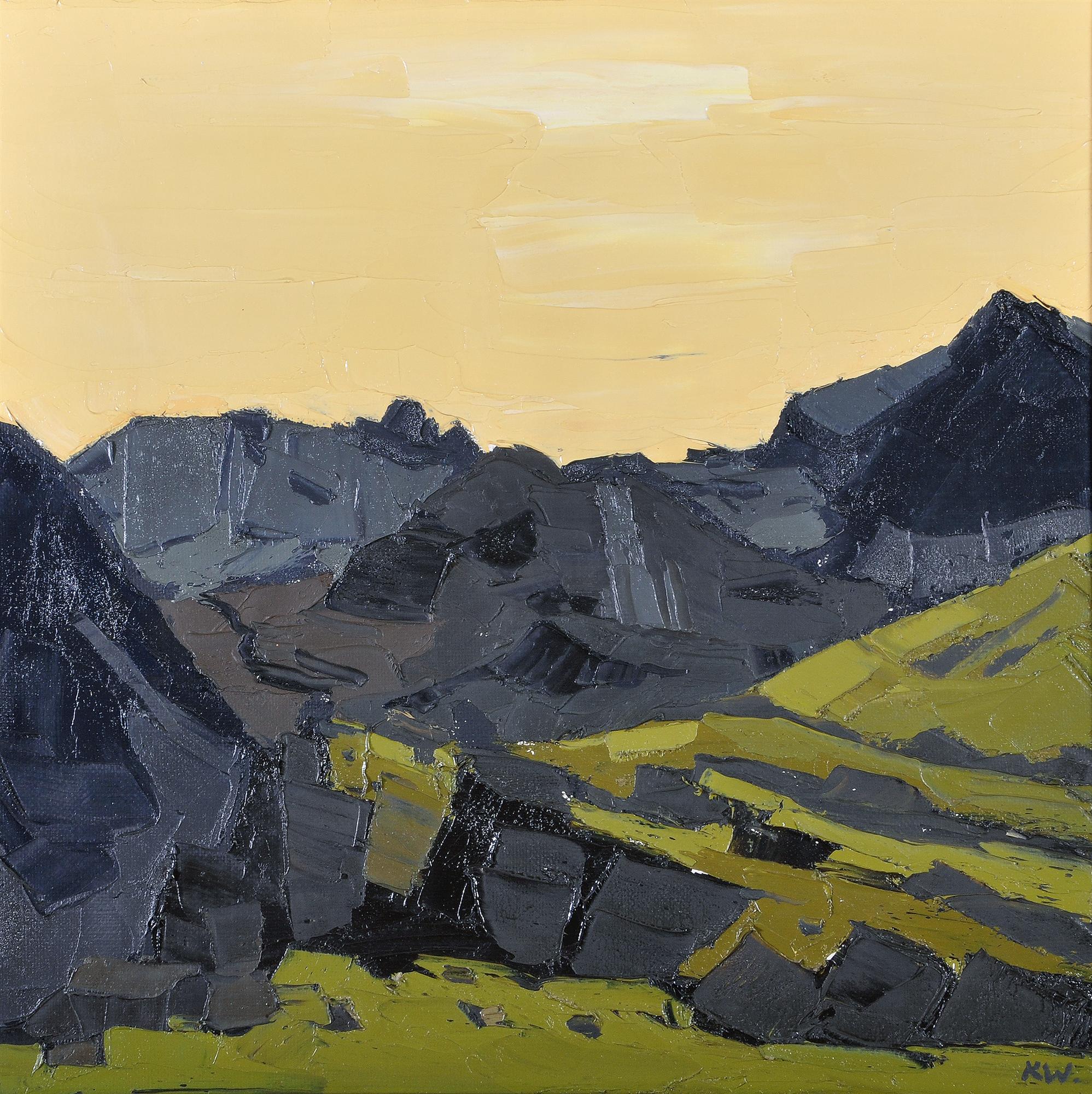Sir Kyffin Williams | Sun over Nant Peris