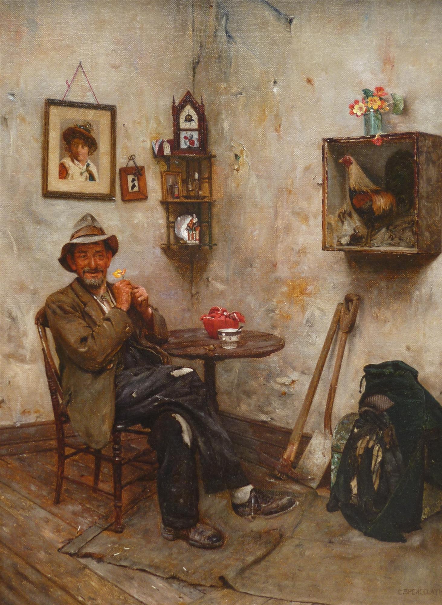 Charles Spencelayh | Fine Feathers Make FIne Birds