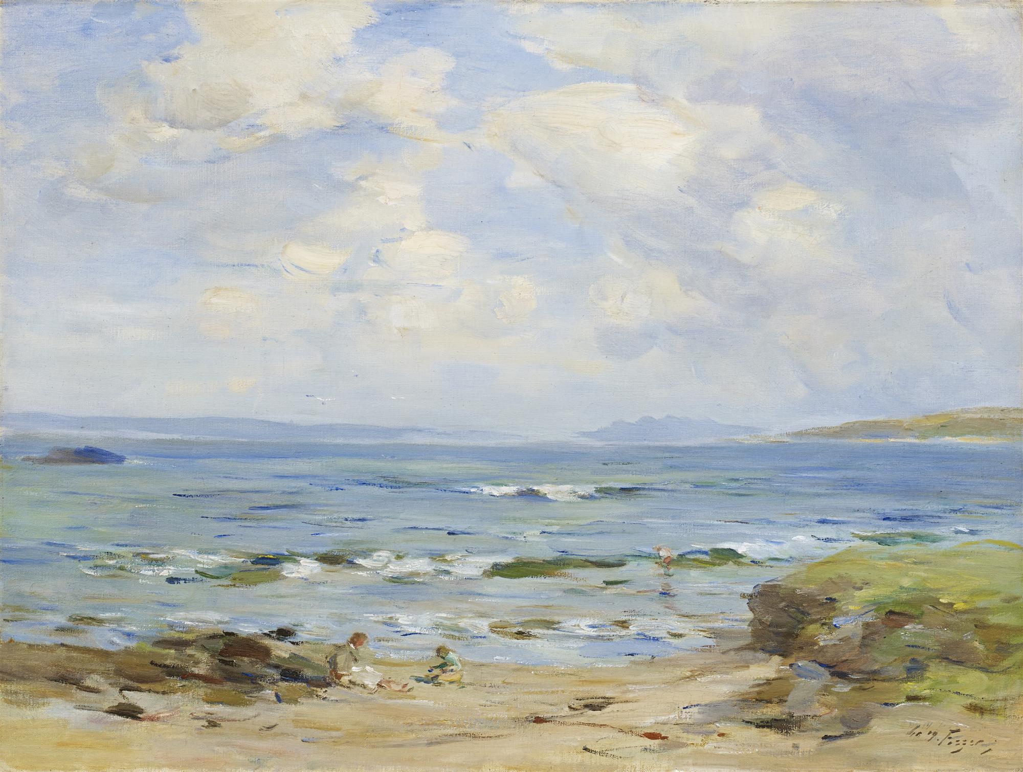 William Miller Frazer | Children on the Beach, Machrihanish