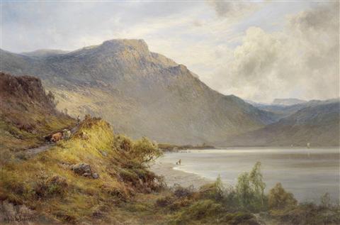 Alfred de Breanski Snr | The foot of Brander Pass