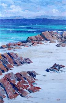 Erni Upton | North Iona, Staffa in distance