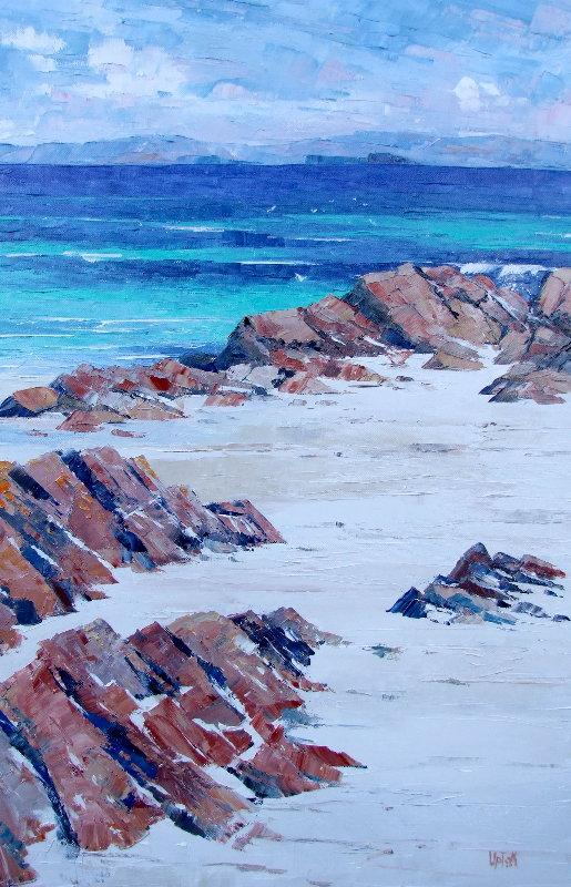 Erni Upton | North Iona, Staffa in distance