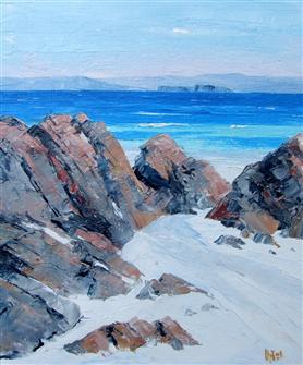 Erni Upton | Staffa beyond the Rocks, North Iona