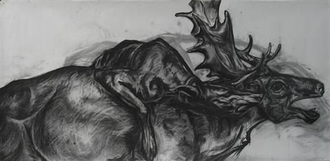 Joseph Paxton  | Study for Hound over Stag