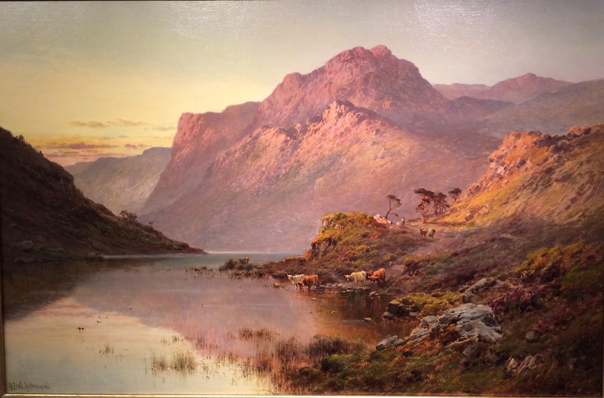 Alfred de Breanski Snr | Snowdon Valley, North Wales