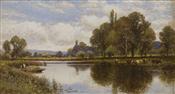 Cows by the River, Alfred Augustus Glendening Snr