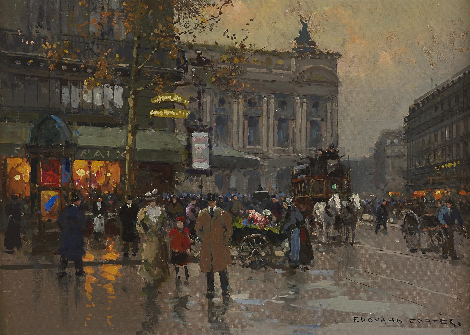 Edouard Leon Cortes | Cafe de la Paix