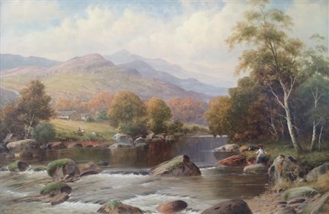 William Henry Mander | A Bend on the Lledr, North Wales