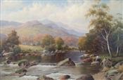 A Bend on the Lledr, North Wales, William Henry Mander