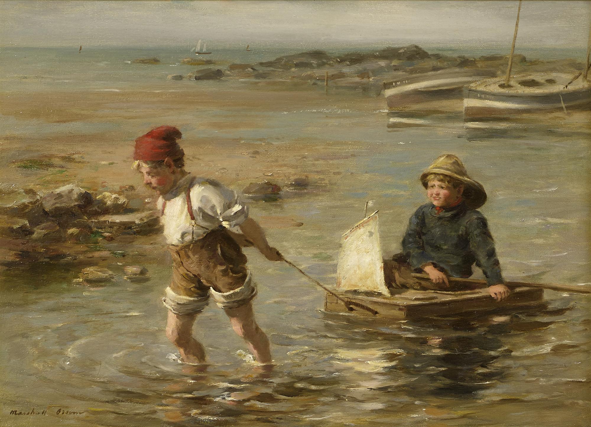 William Marshall Brown | Playing in the Sea