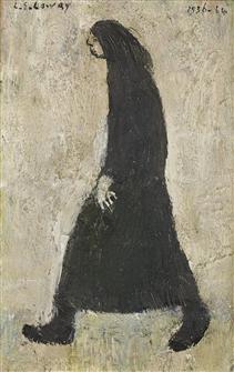 Laurence Stephen Lowry | Shawly, Walking Woman (No 21)