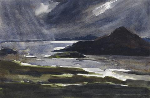 Sir Kyffin Williams | Moel Y Gest, Ynys Gifftan A Bae Tremadog