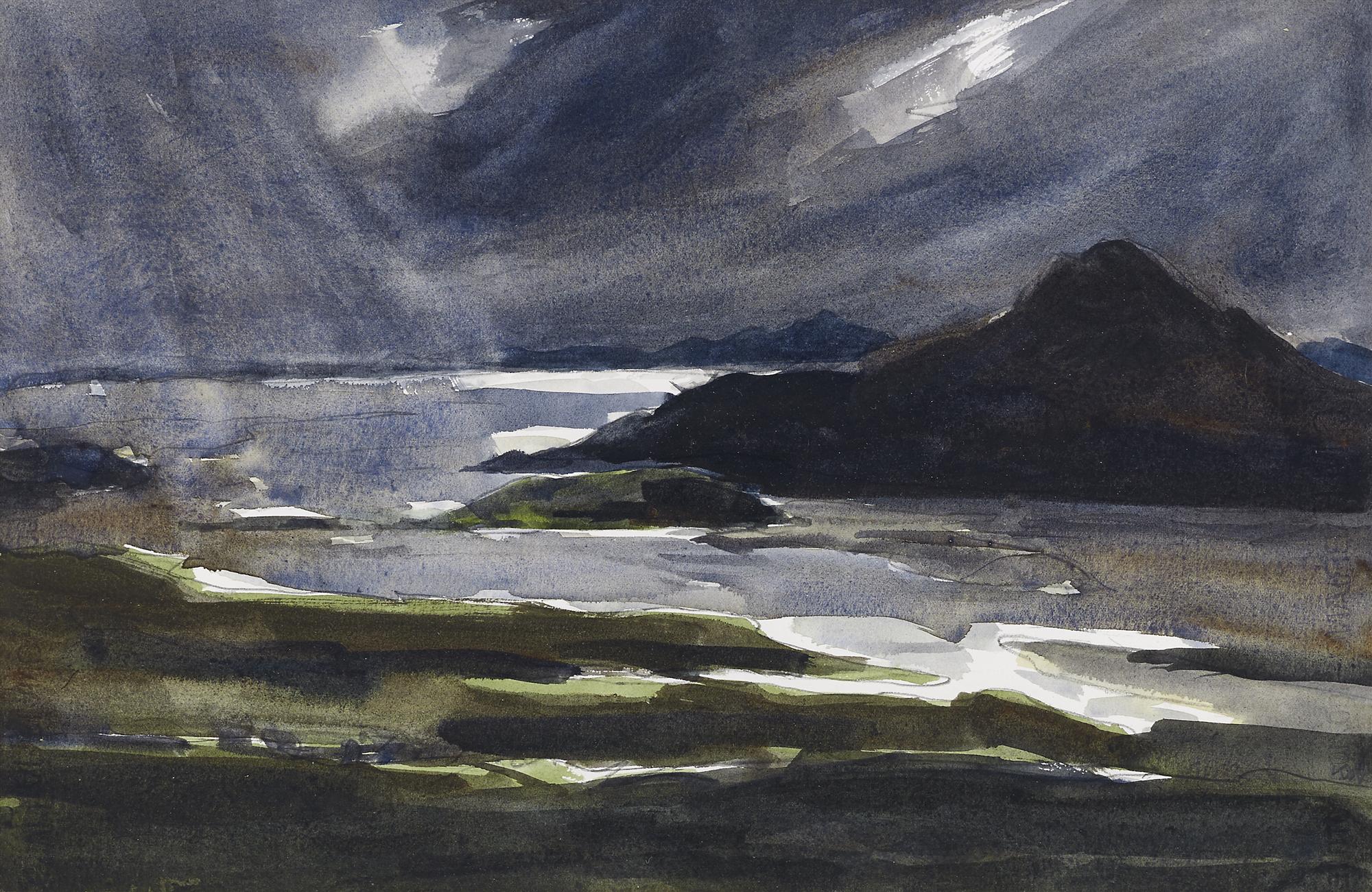 Sir Kyffin Williams | Moel Y Gest, Ynys Gifftan A Bae Tremadog