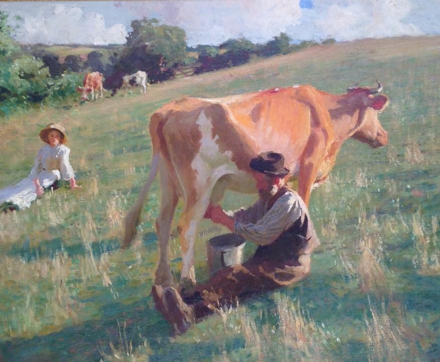 Harold Harvey | Summer  Milking