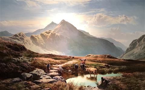 Sidney Richard Percy | Highland Cattle at Cadair Idris