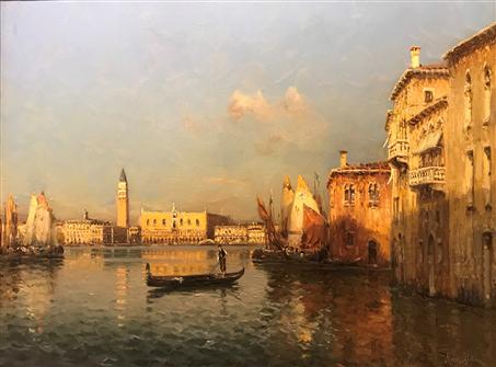 Antoine Bouvard Snr | Venetian Scene