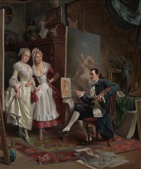 August Hermann Knoop | Im Atelier