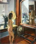 Nude in the Studio, Ken Howard