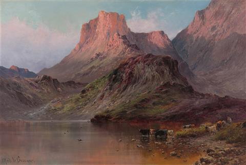 Alfred de Breanski Snr | The Ogwen Valley, North Wales