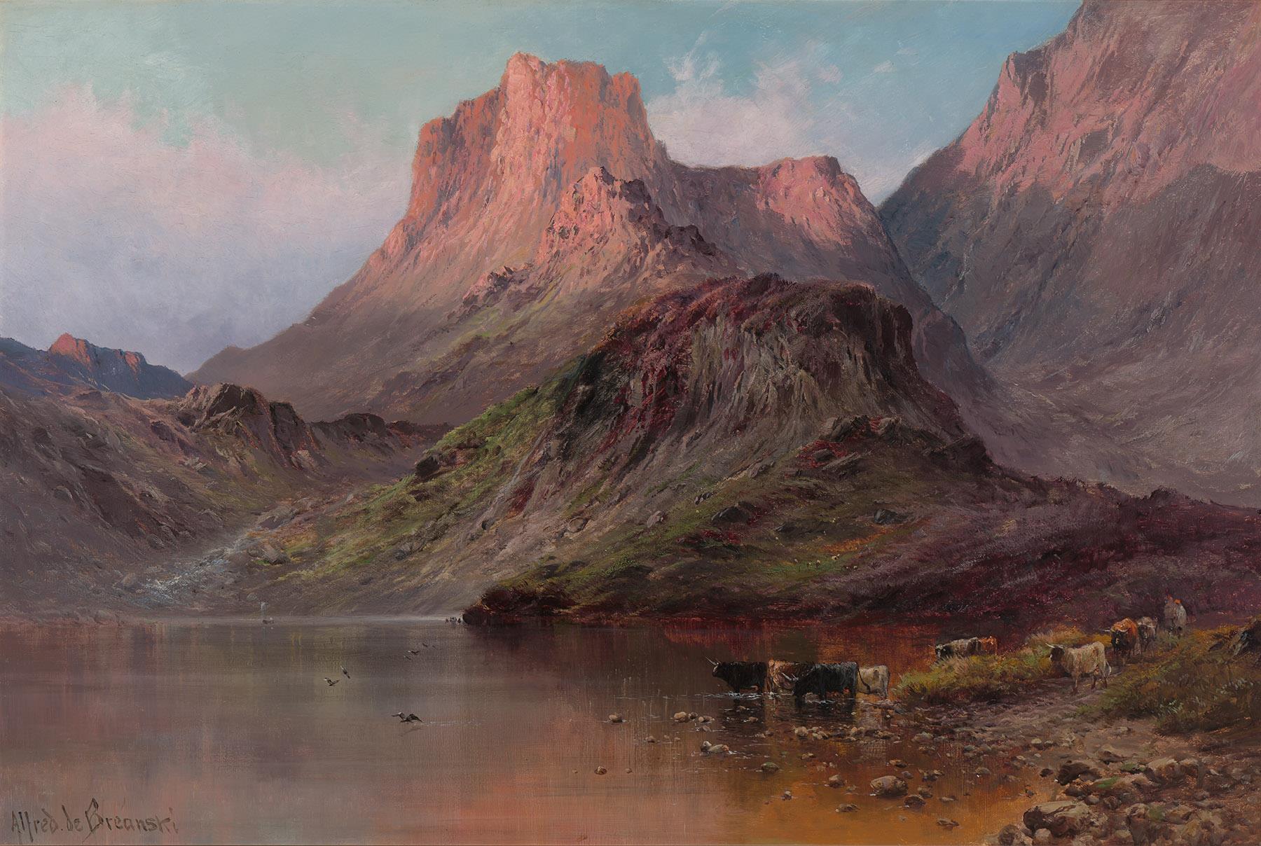 Alfred de Breanski Snr | The Ogwen Valley, North Wales