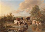 The Watering Place, Thomas Sidney Cooper