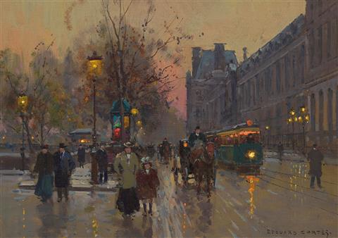 Edouard Leon Cortes | Rue de Rivoli
