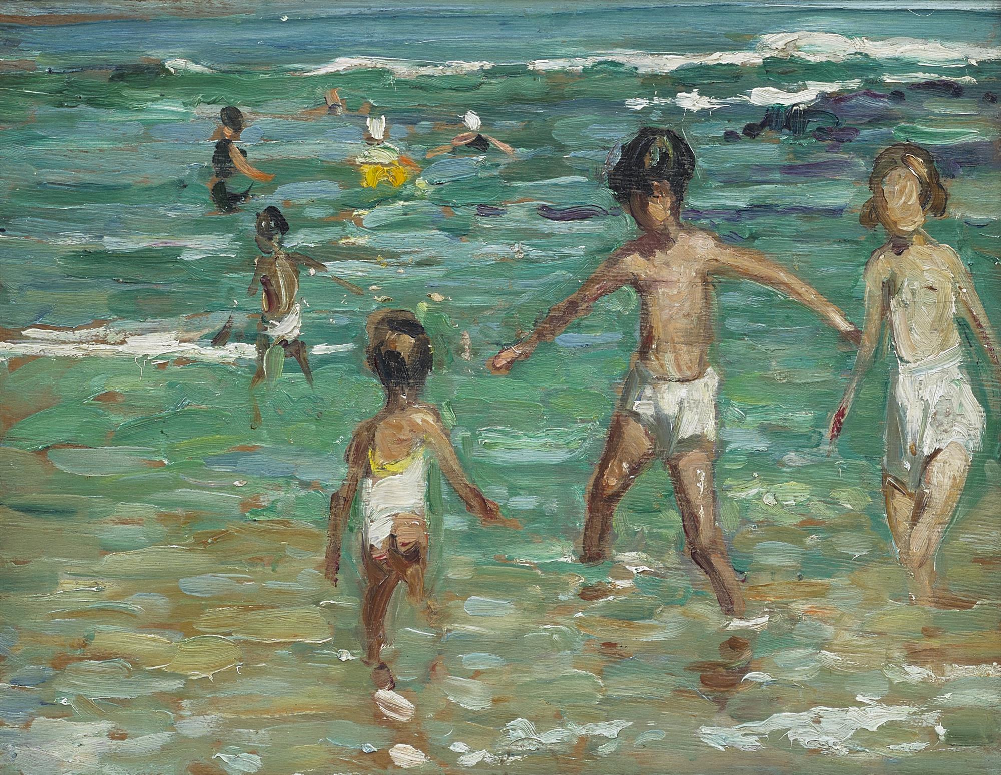 Dorothea Sharp | Children on a Cornish Beach