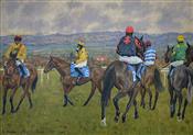 A scene from Ludlow Races 19/20 season, David Fowles