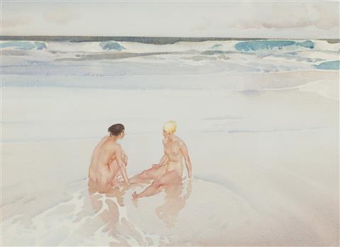 Sir William Russell Flint | At the Water's Edge