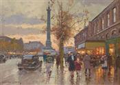 Place de la Bastille, Edouard Leon Cortes