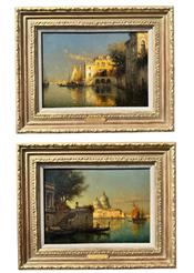 Santa Maria della Salute” & “Tondre, Grand Canal, Antoine Bouvard Snr
