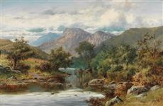 View near Bettws-y-Coed, North Wales, William Henry Mander